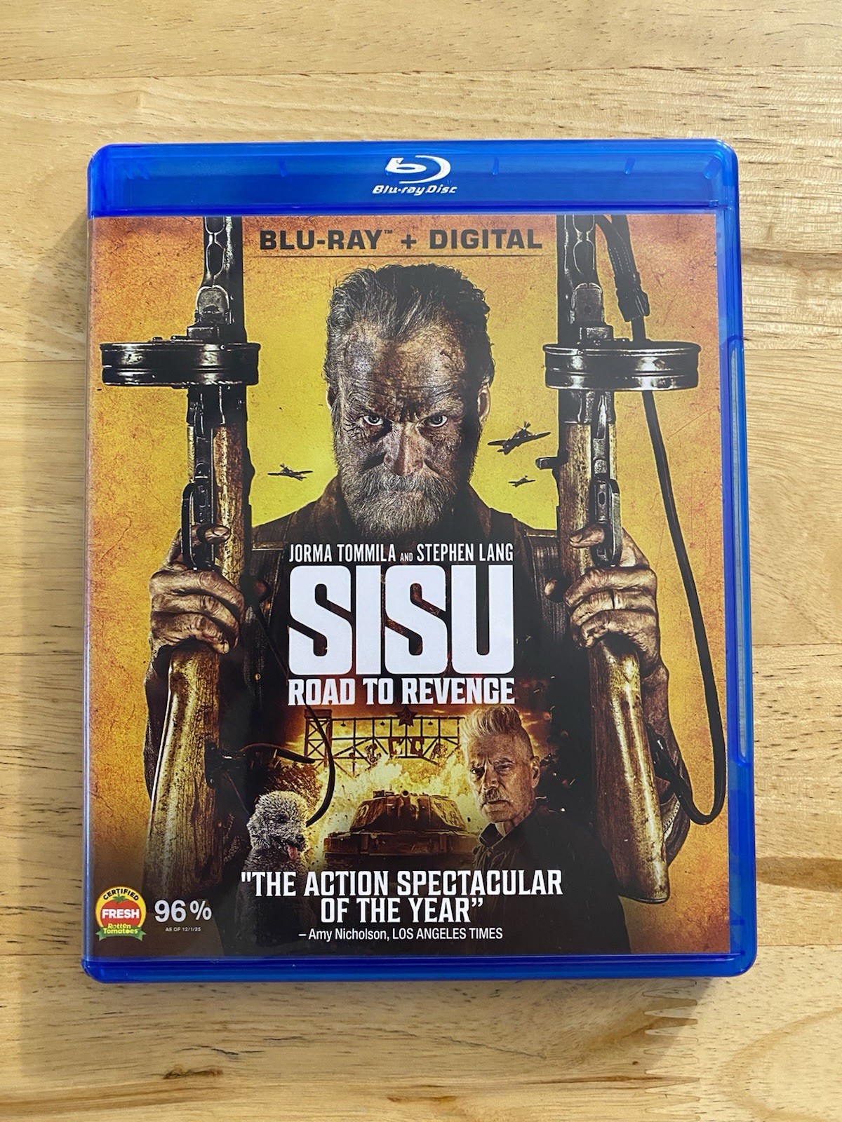 SISU: ROAD TO REVENGE BLU RAY JORMA TOMMILA AND STEPHEN LANG