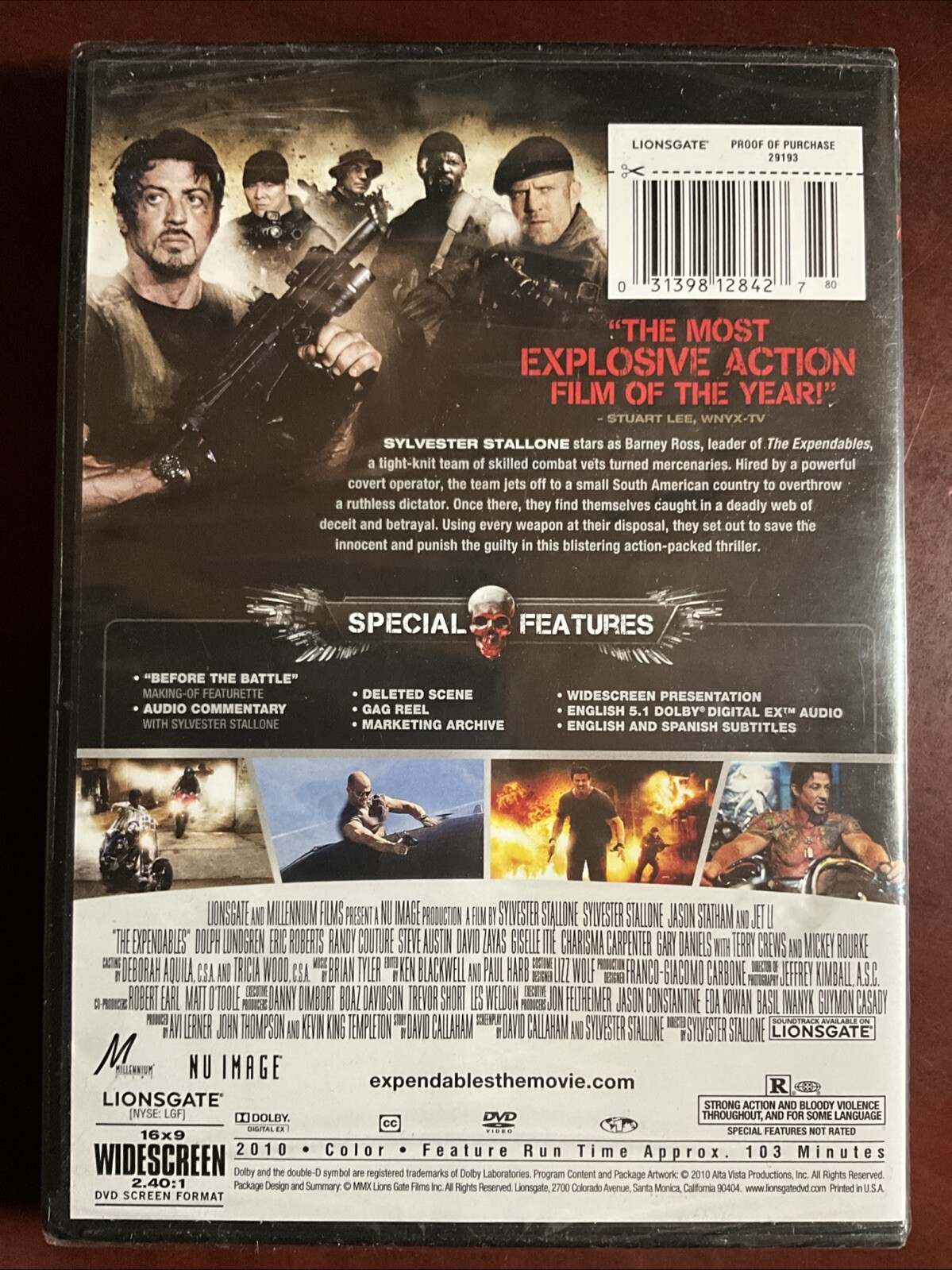 The Expendables (DVD, 2010)