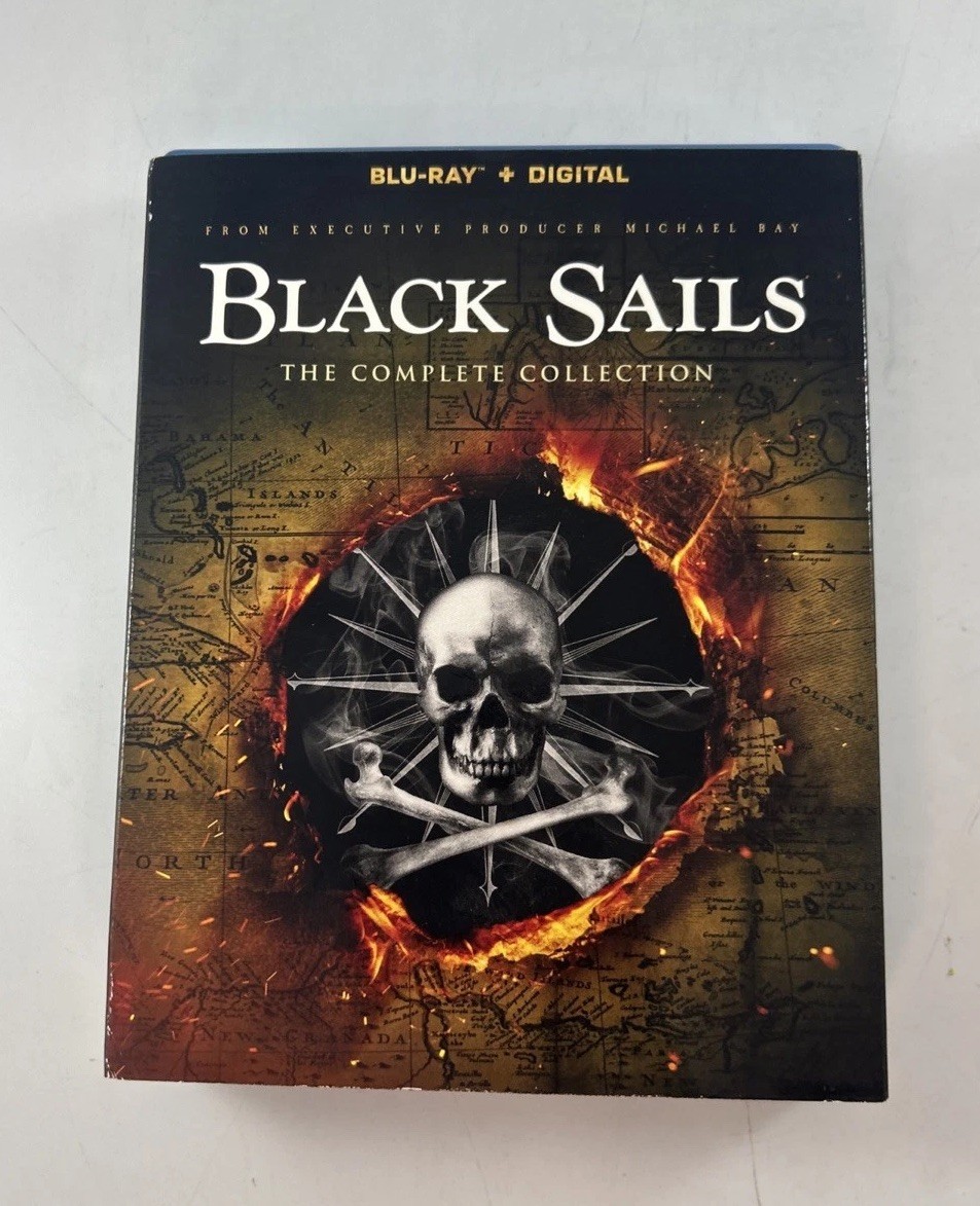 Black Sails the Complete Collection Blu-Ray 12-Disc w/ Slipcover Starz