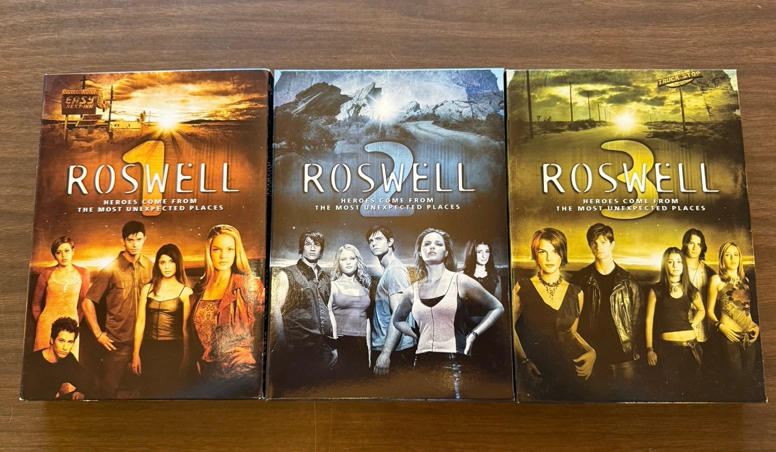 ROSWELL Complete Series DVD Lot Seasons 1-3 Sci-Fi Television TV Set