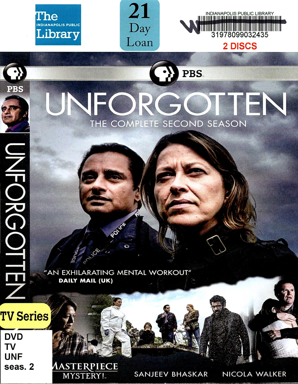 Unforgotten TV series on DVD; 3rd 1 FREE! Sanjeev Bhaskar, Nicola Walker, Egan