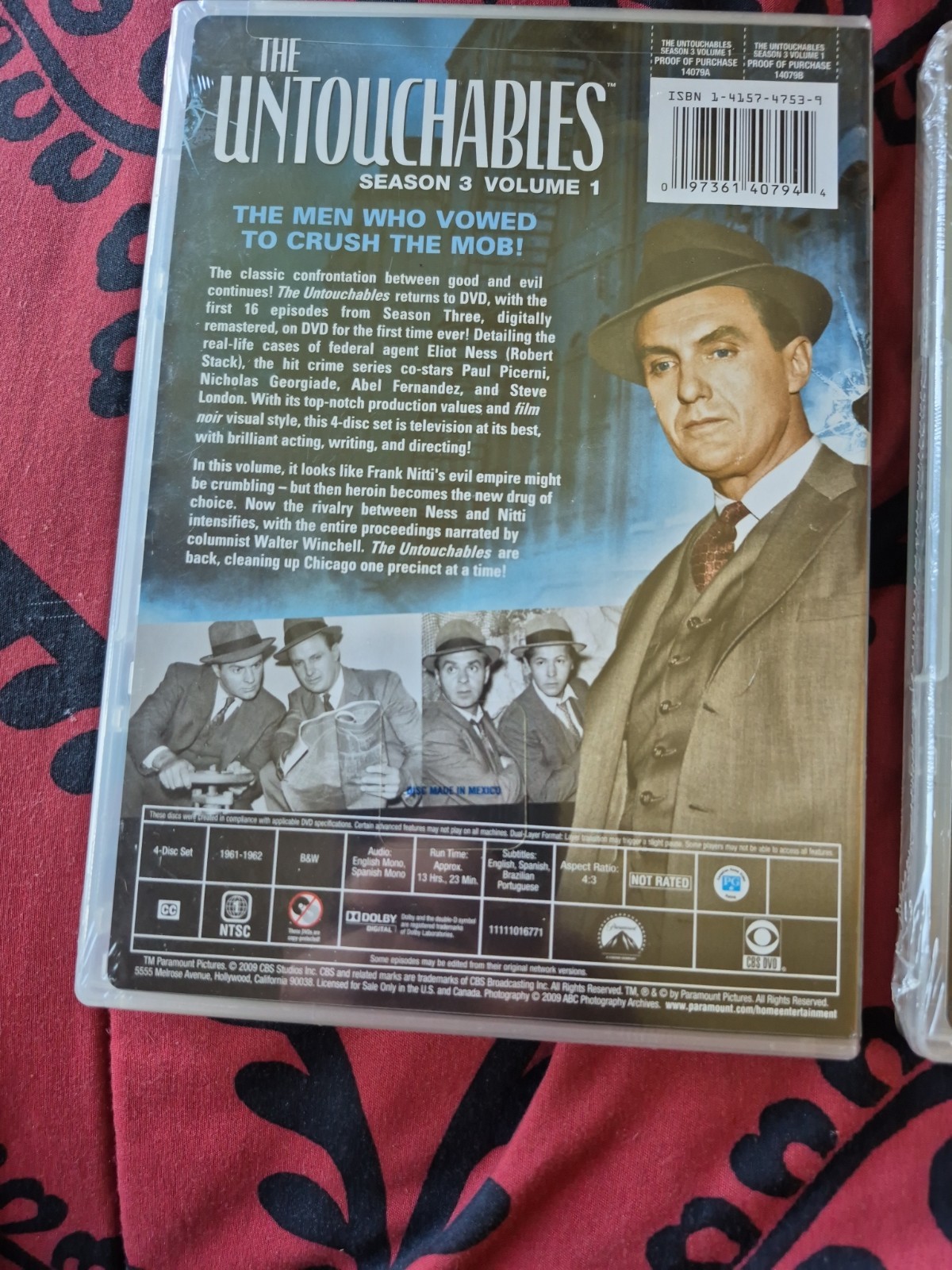 The Untouchables: TV Series Complete Seasons 1-3 (DVD) 2&3 NEW Sealed 1 Open