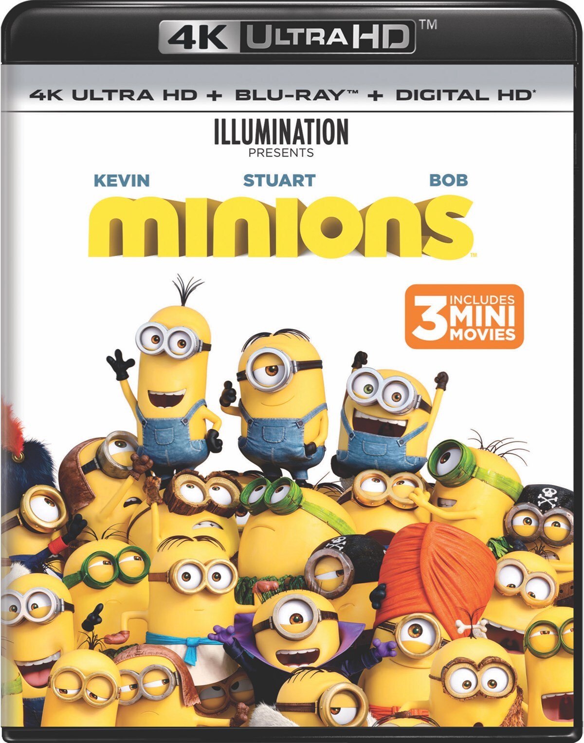 Minions 4K UHD Blu-ray Sandra Bullock NEW