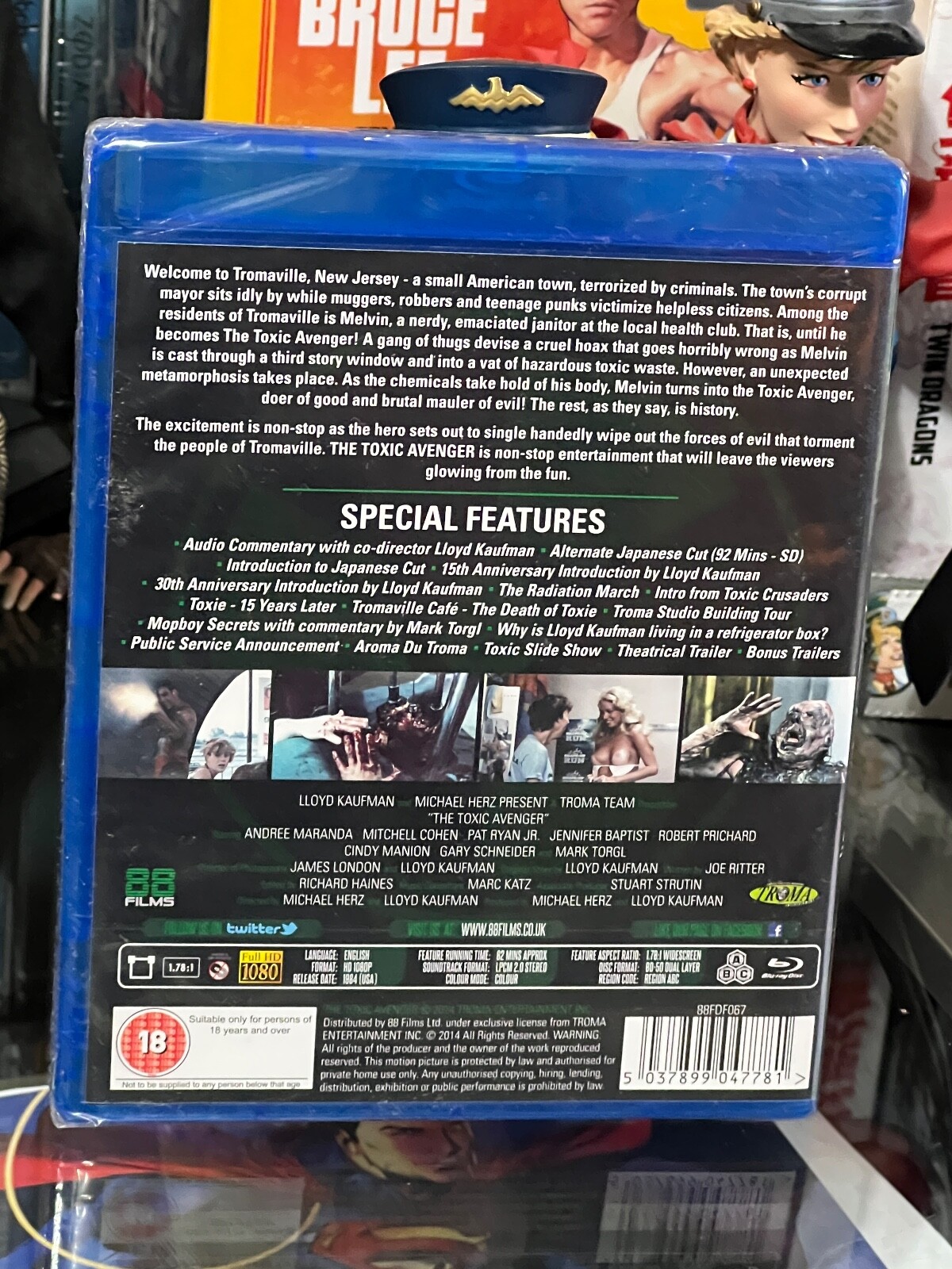 The Toxic Avenger (Blu-ray) Lloyd Kaufman, TROMA TEAM DVD! 88 FILMS! BRAND NEW!