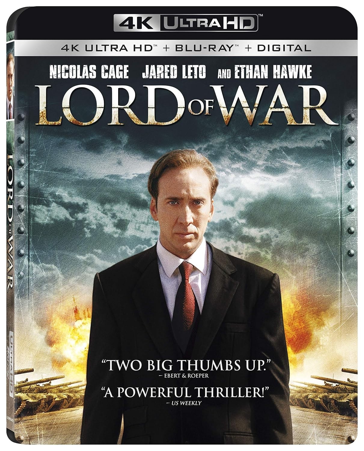 Lord Of War (4K ,BLUE RAY, DIGITAL. NEW FREE SHIPPING WITH SLIPCOVER
