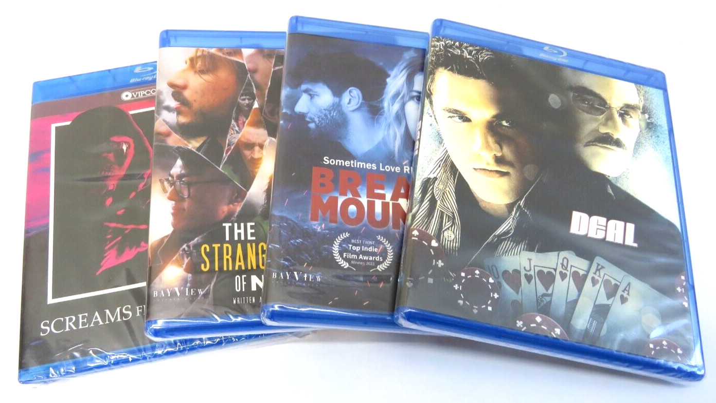 4 Blu-ray Disc lot Movies Breakup Mountain The Strange Case of Normalcy Deal