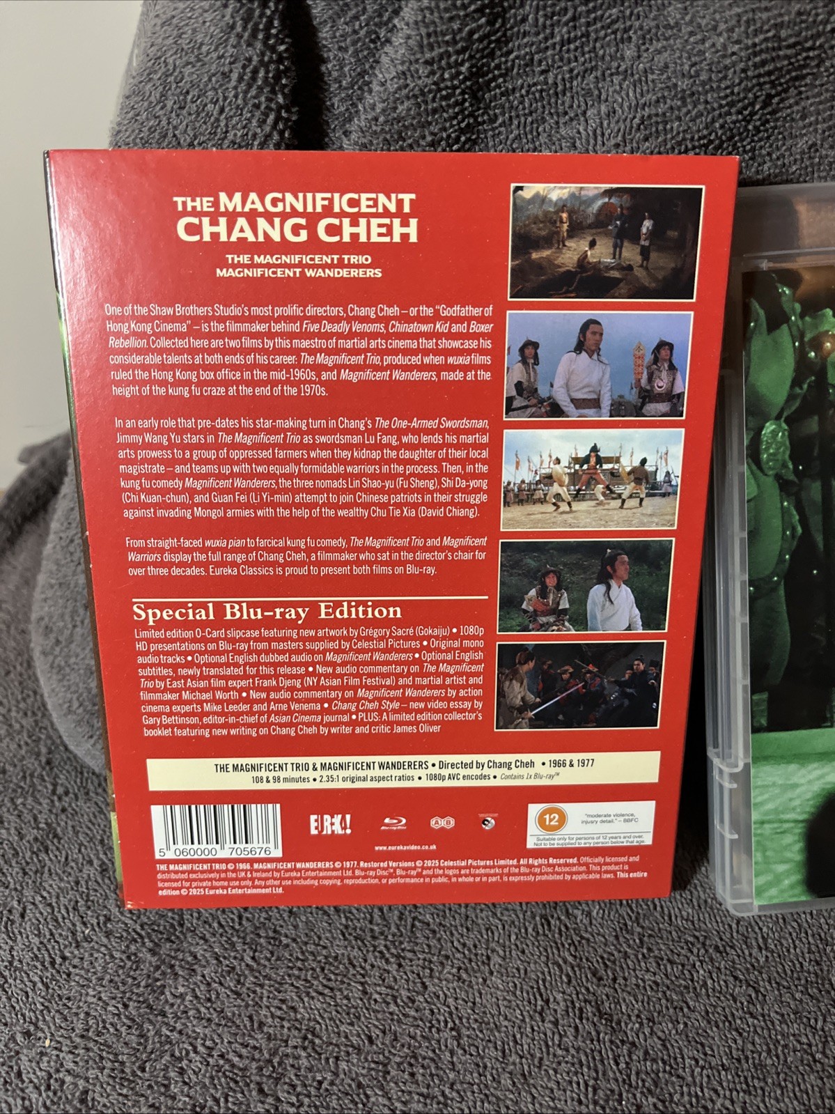 Magnificent Chang Cheh New Blu Ray with slipcover Eureka MOC Shaw Brothers Asia