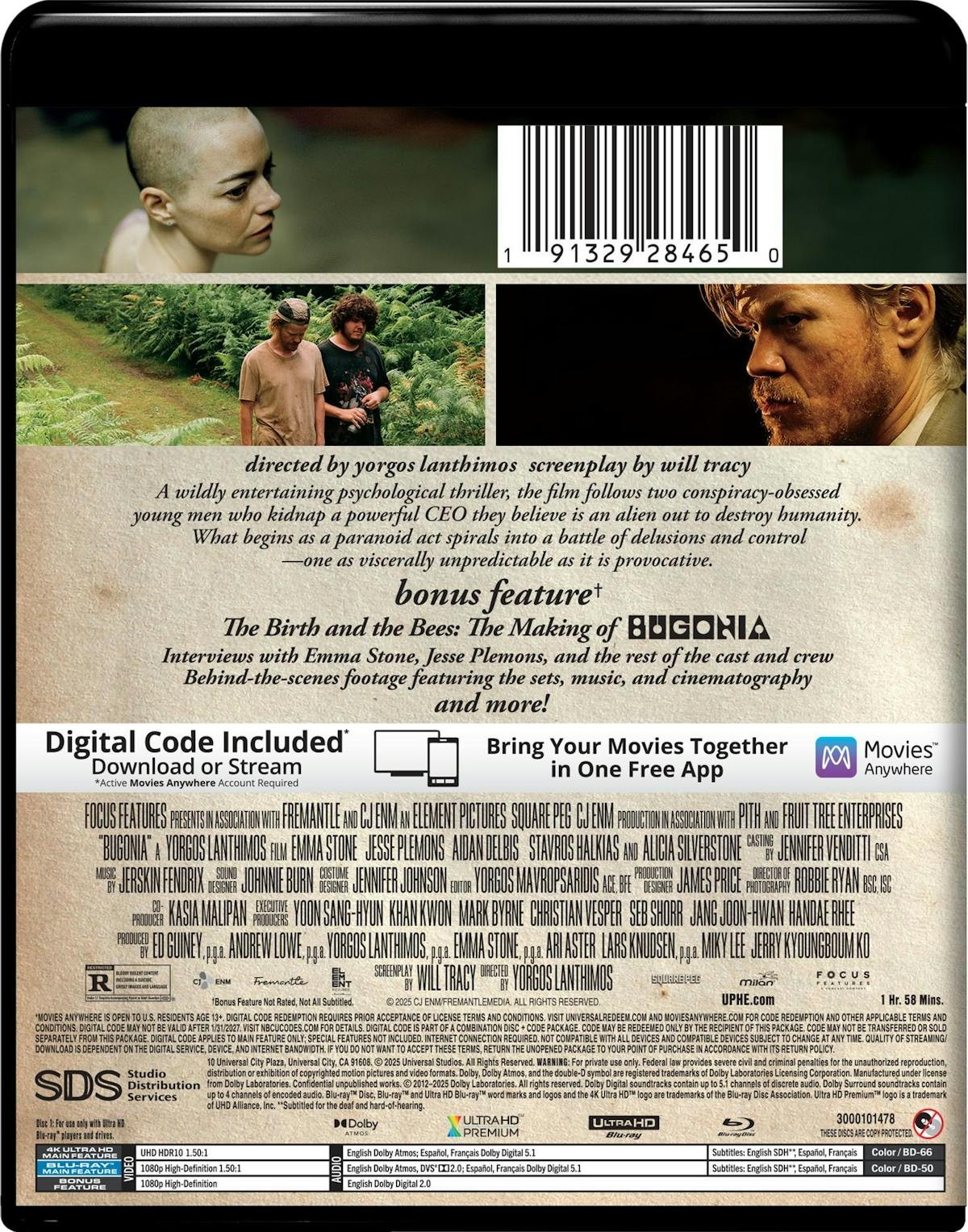 Bugonia – Collectors Edition 4K UHD Blu-ray NEW
