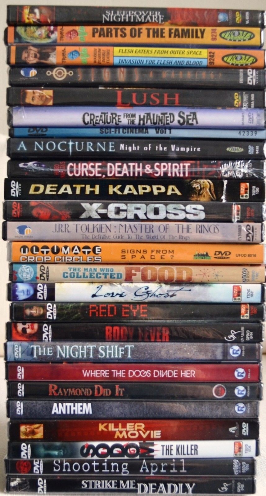 Inventory liquidation Wholesale Lot of 100 New DVD Assorted Bulk No Dups Nice 1!