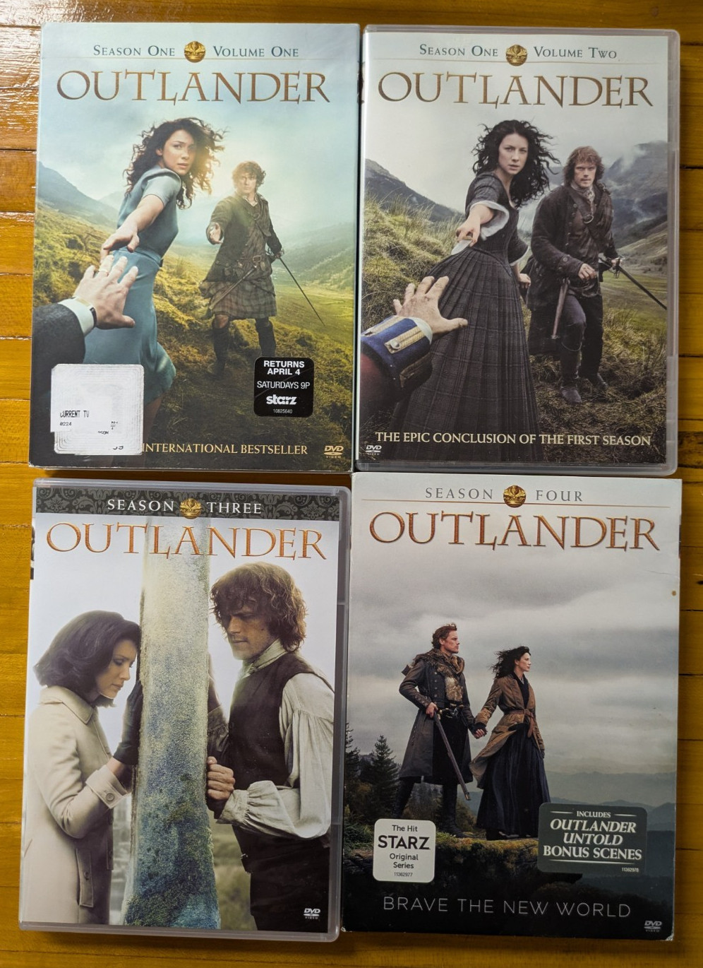 Outlander Seasons 1-4 DVD Lot Season 1 2 3 4 NICE