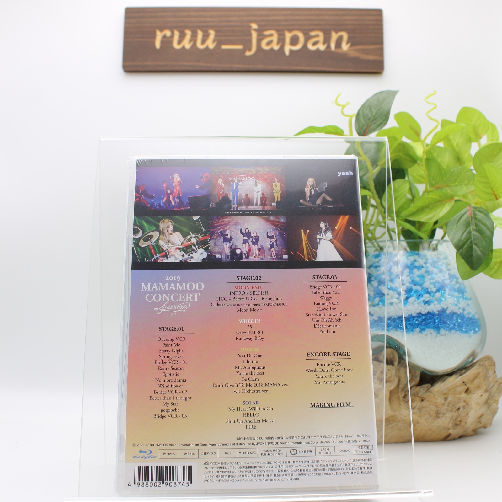 2019 MAMAMOO CONCERT 4season FW Blu-ray New