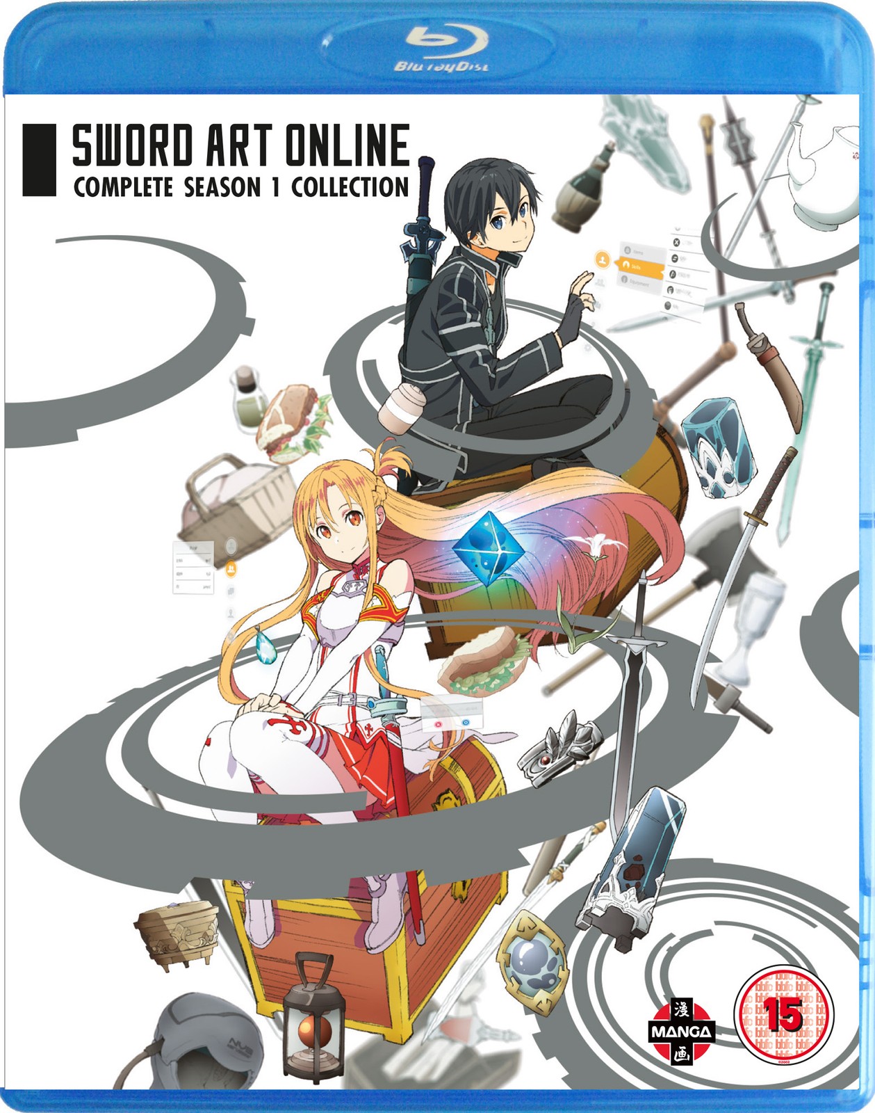 Sword Art Online Complete Season 1 Collection (Episodes 1-25) Blu-ray (Blu-ray)