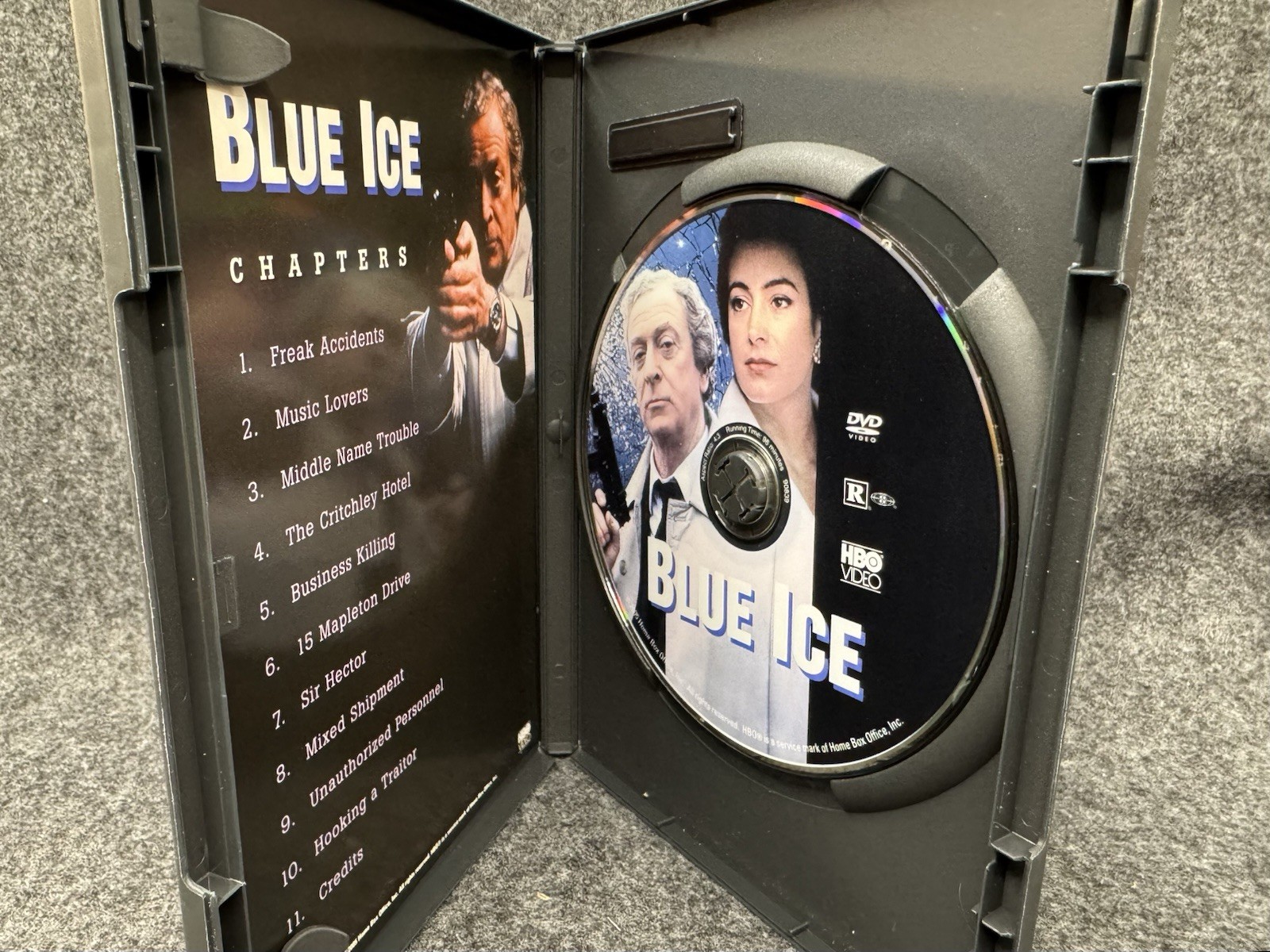 BLUE ICE (1995 Movie) (DVD) Michael Caine Sean Young Russell Mulcahy Spy Action