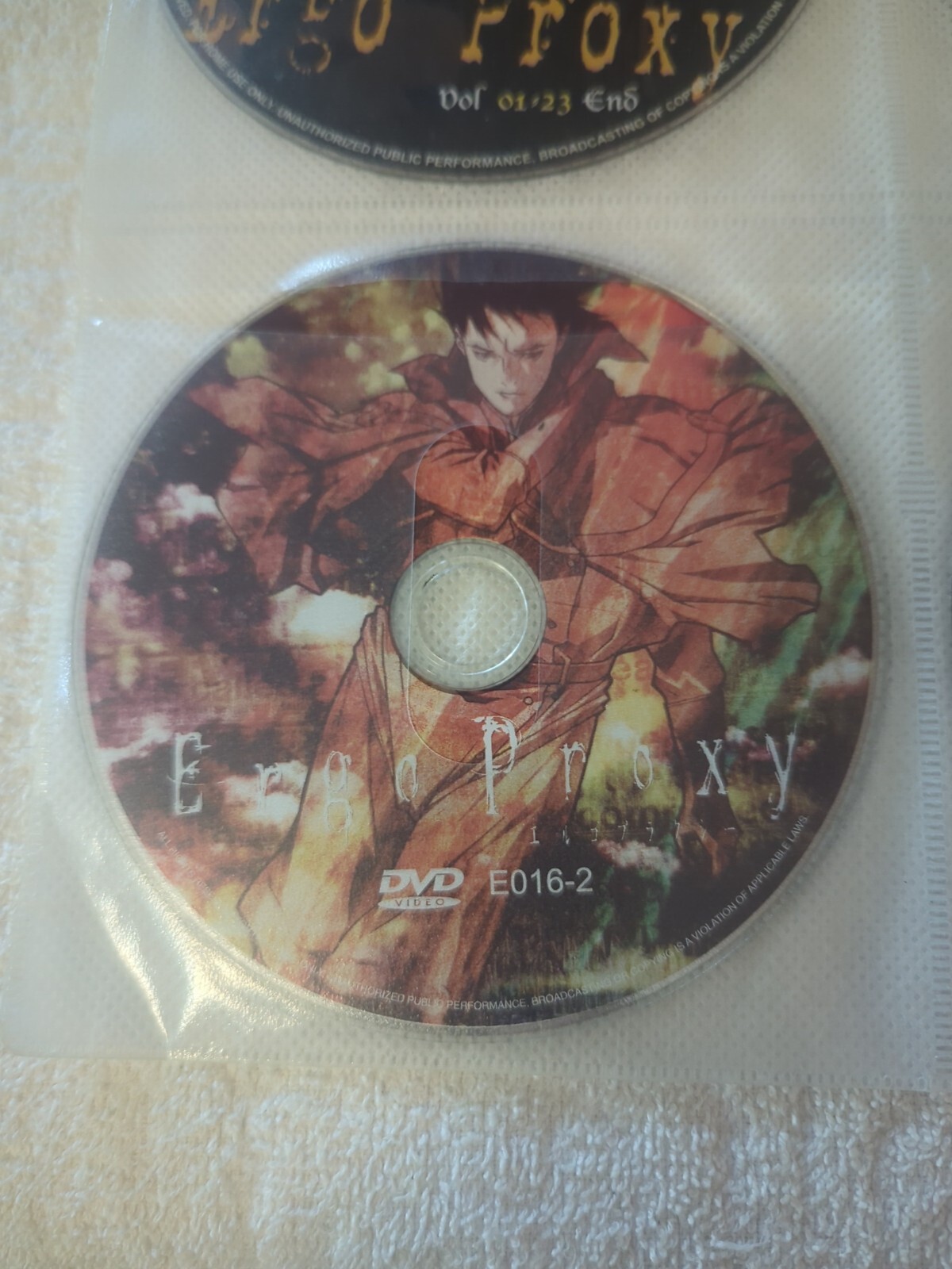 Lot Of 8 Ergo Proxy, Anime DVDs, Pre-owned VG Condition,As Pictured No Box
