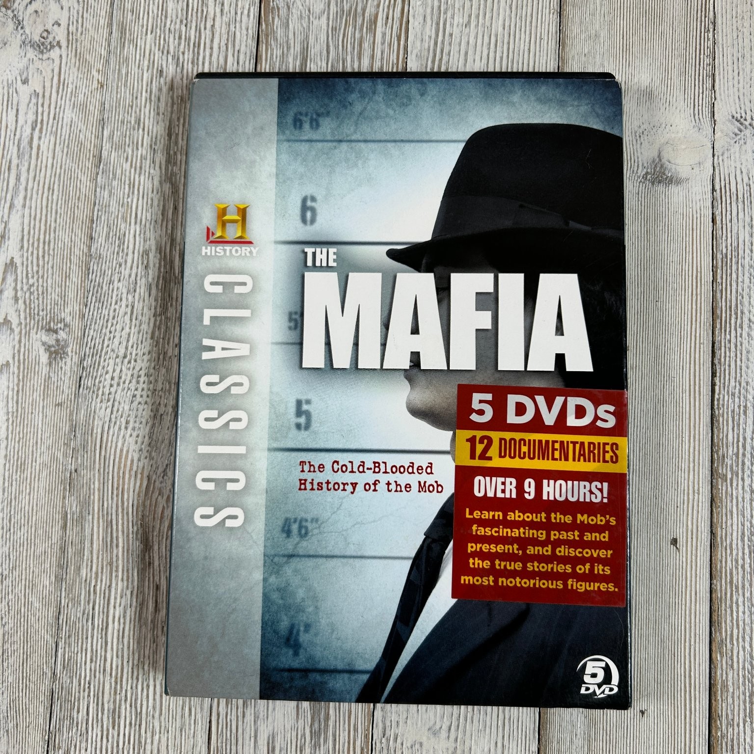 The Mafia HISTORY Classics 2010 5-DVD Set Mob Crime Organized Gangster Docu