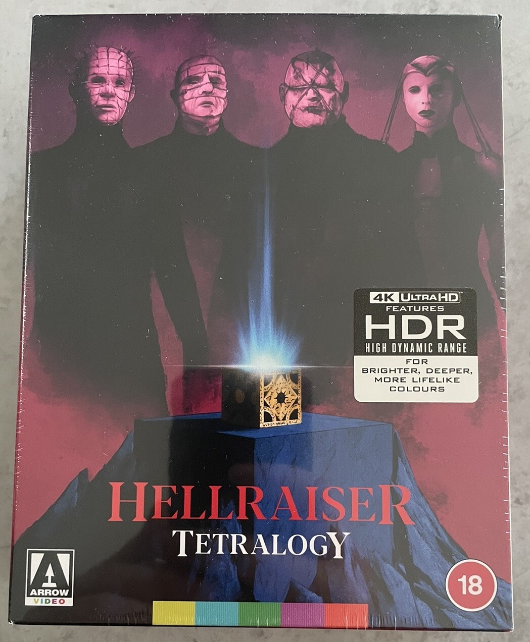 HELLRAISER I TO IV 1 TO 4 Tetralogy 4 Films 4K Ultra HD Blu Ray Boxset