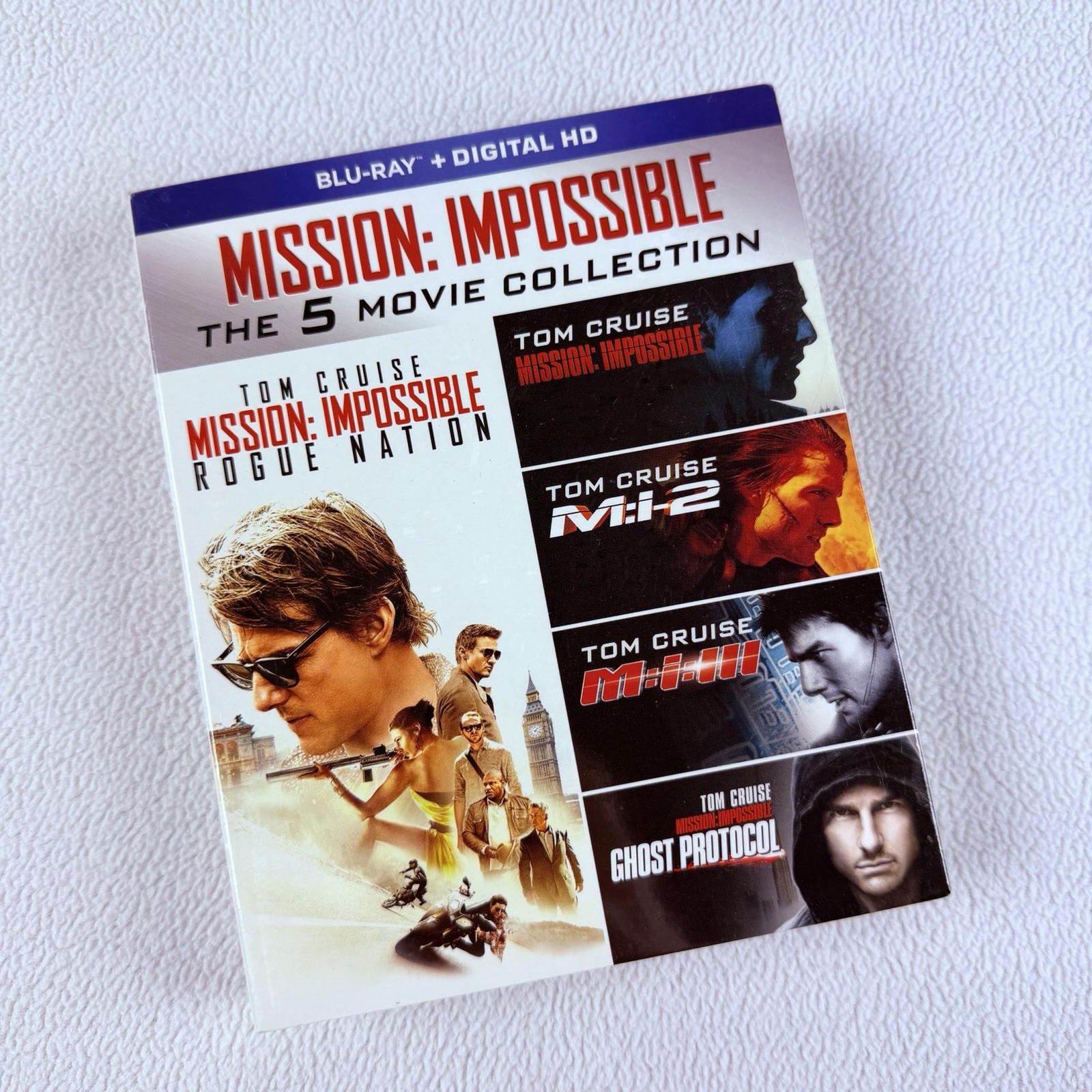 Mission Impossible 5 Movie Collection Blu-ray Tom Cruise Action Set
