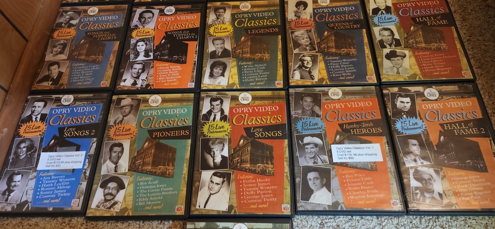 Time Life DVD Collection Of Oprey Video Classics 16 DVD Set