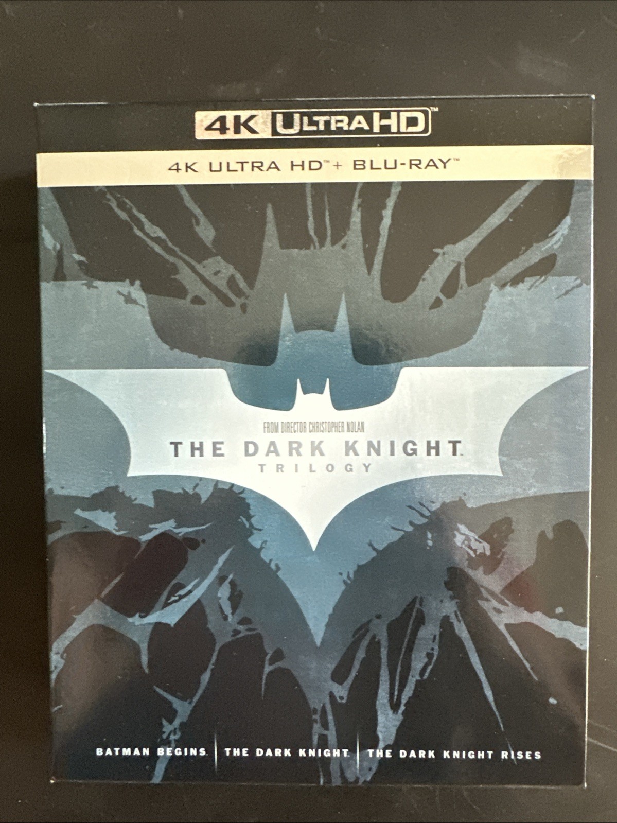 The Dark Knight Trilogy 4K UHD Blu-ray Christian Bale NEW