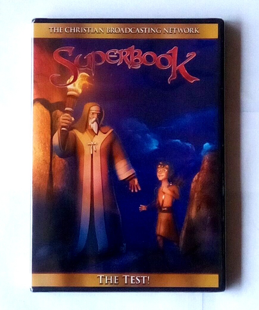 Superbook The Test! DVD Abraham Isaac Moriah CBN English Spanish Audio NEW
