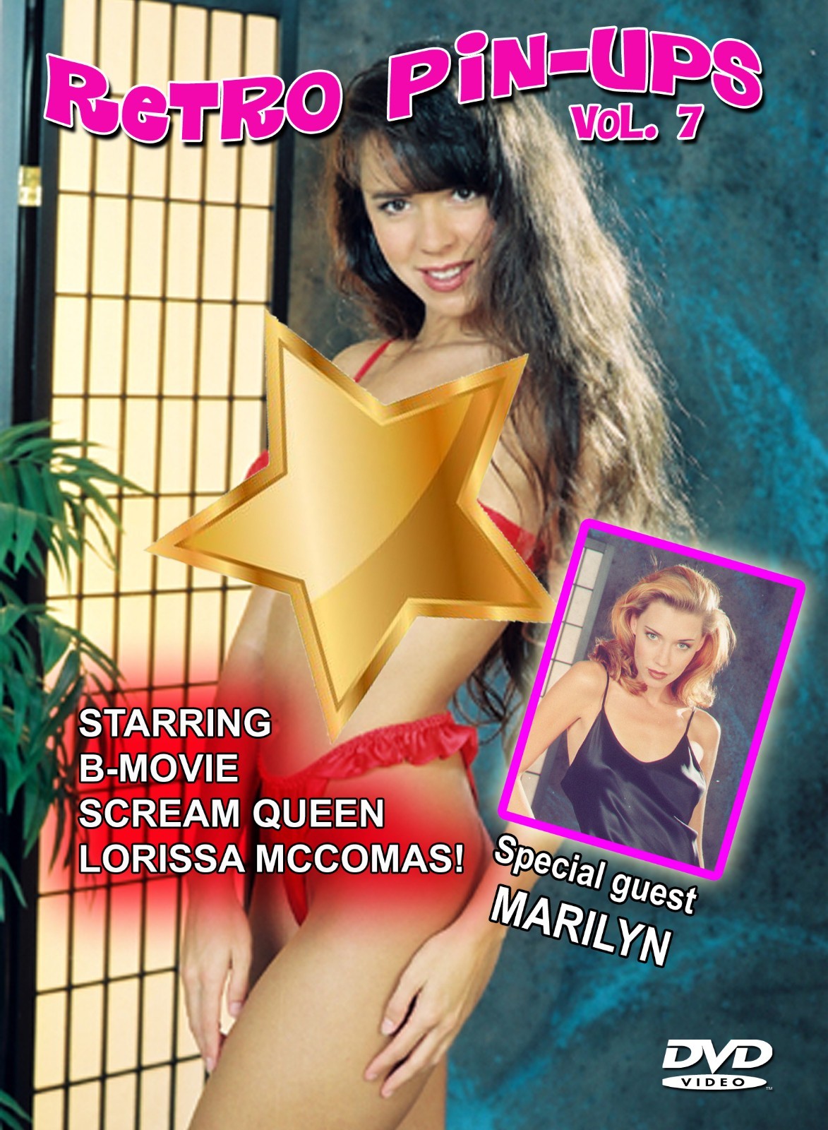 Features In Color Retro Pin-Up and B-Movie Scream Queen Lorissa McComas
