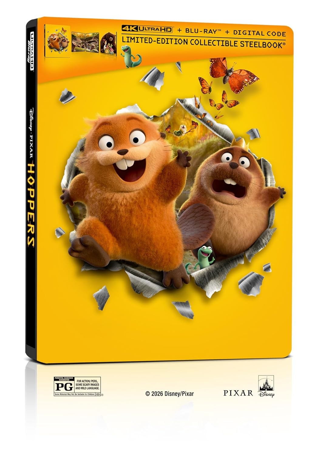 Hoppers 4K & Tron Ares 4K & Tron Legacy 4K & Tron 4K (4x DISNEY STEELBOOK)