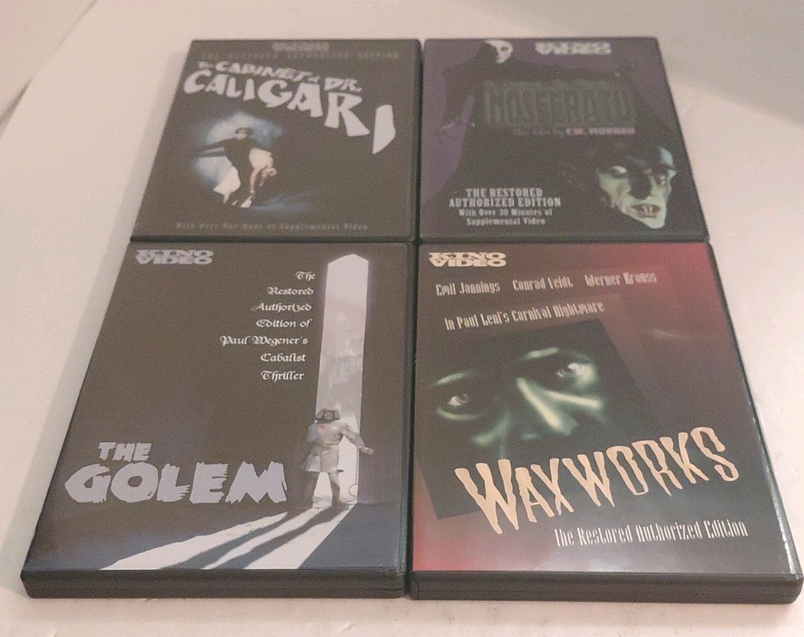 German Horror Classics Box Set (DVD, 2002, 4-Disc Set) Kino Lorber Excellent