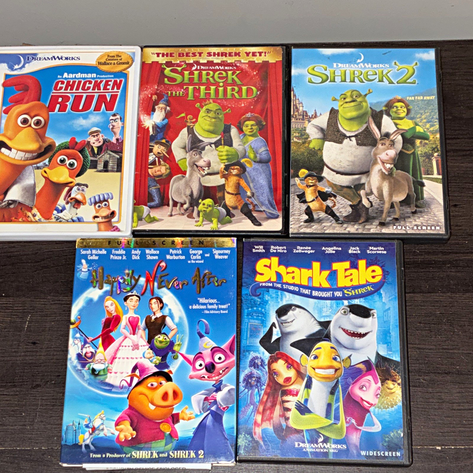 DVD Movie Lot 5 Kids Family Animated Movies Mixed Bundle DreamWorks