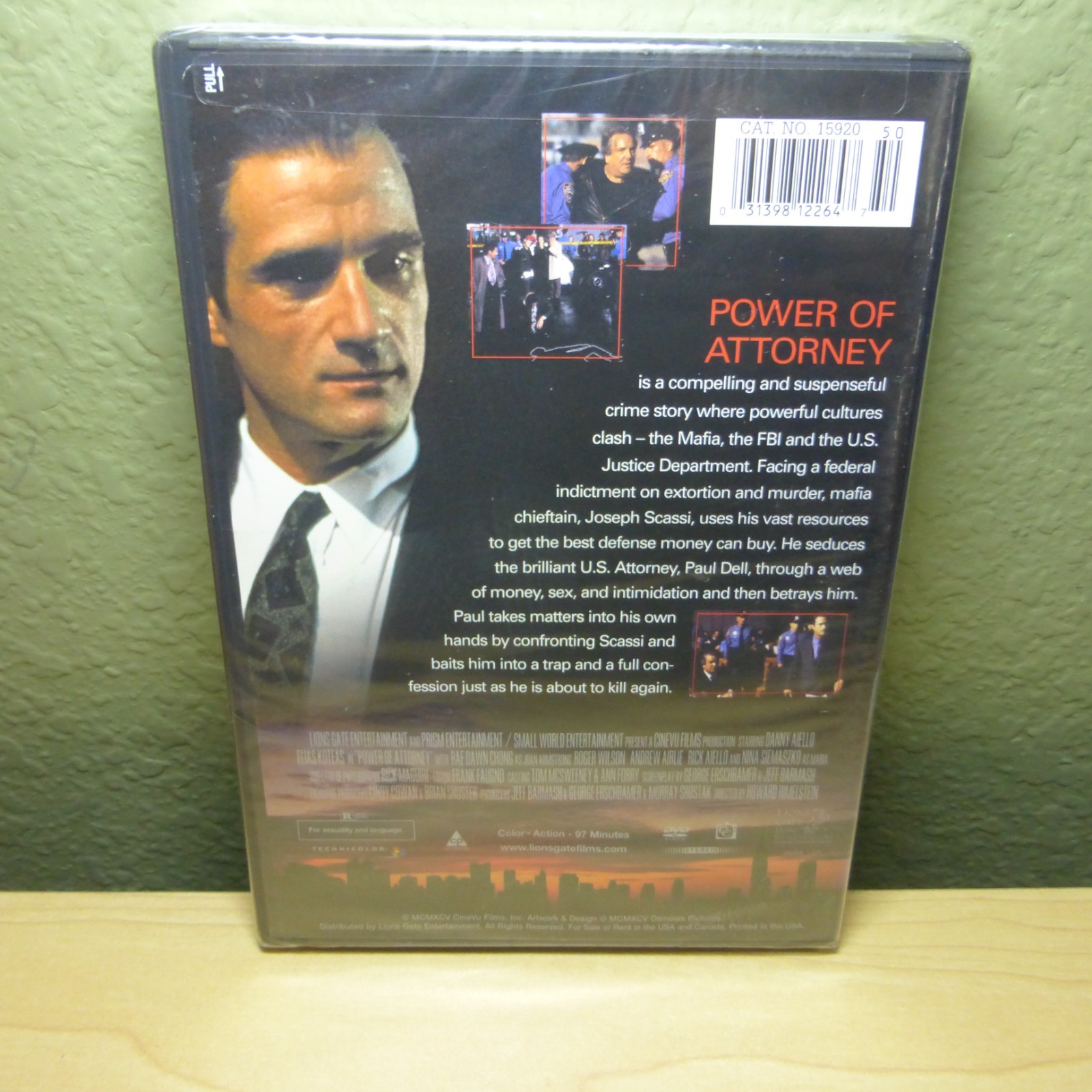 Power of Attorney (DVD, 2004) Danny Aiello Rae Dawn Chong New Factory Sealed