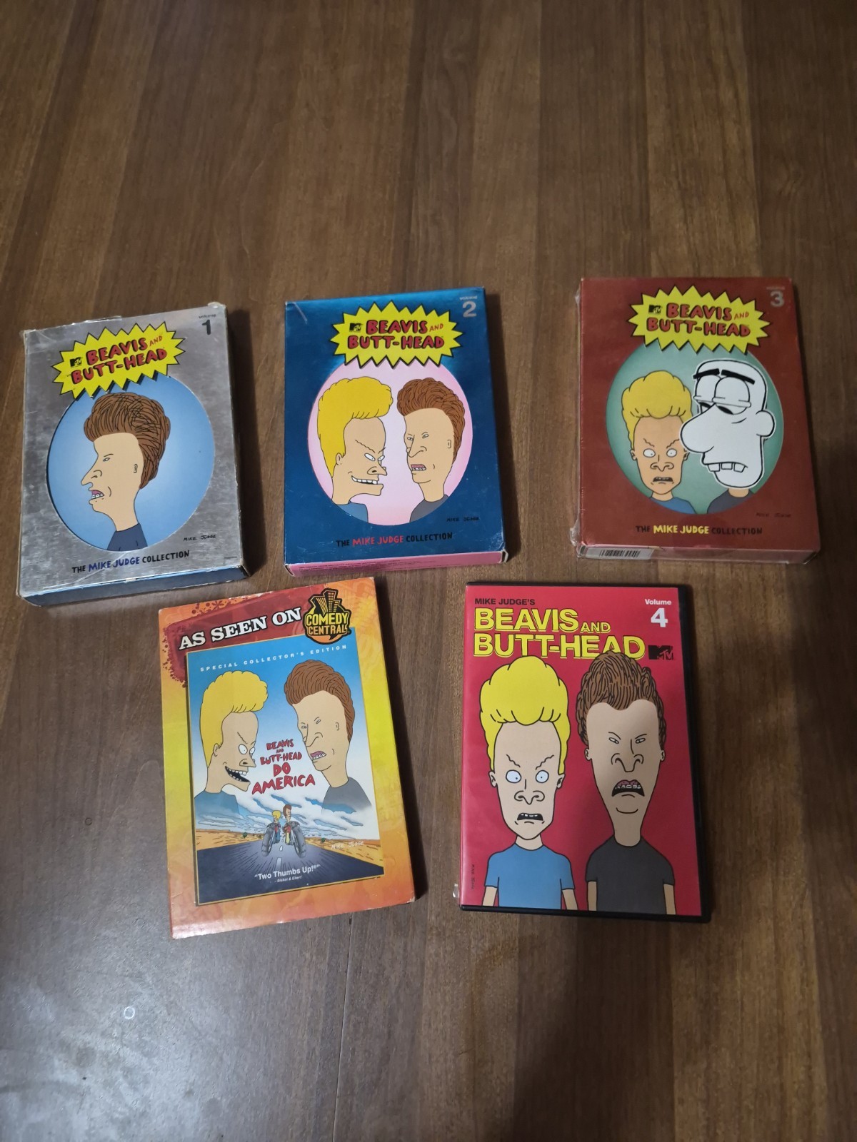 Beavis and Butt-Head The Mike Judge Collection Volumes 1, 2, 3 & 4 + Do America