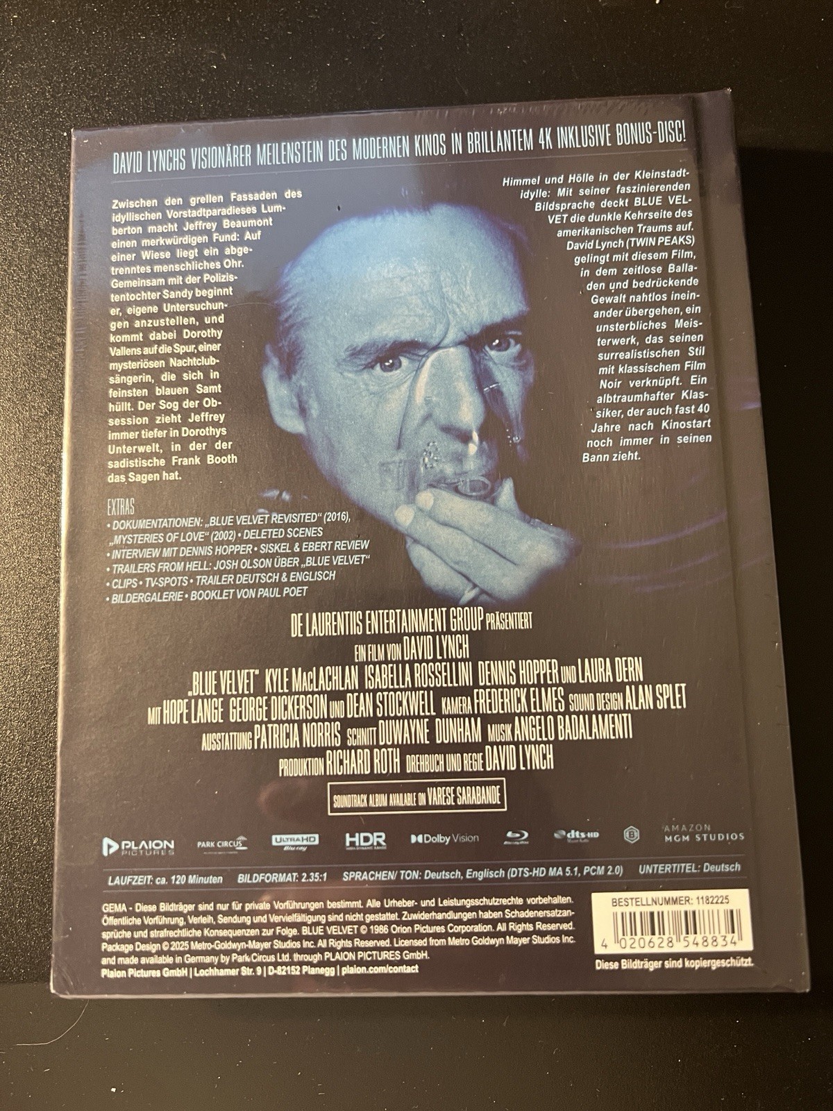 Blue Velvet Mediabook Cover B 4K Ultra HD + Blu-ray (Region B)