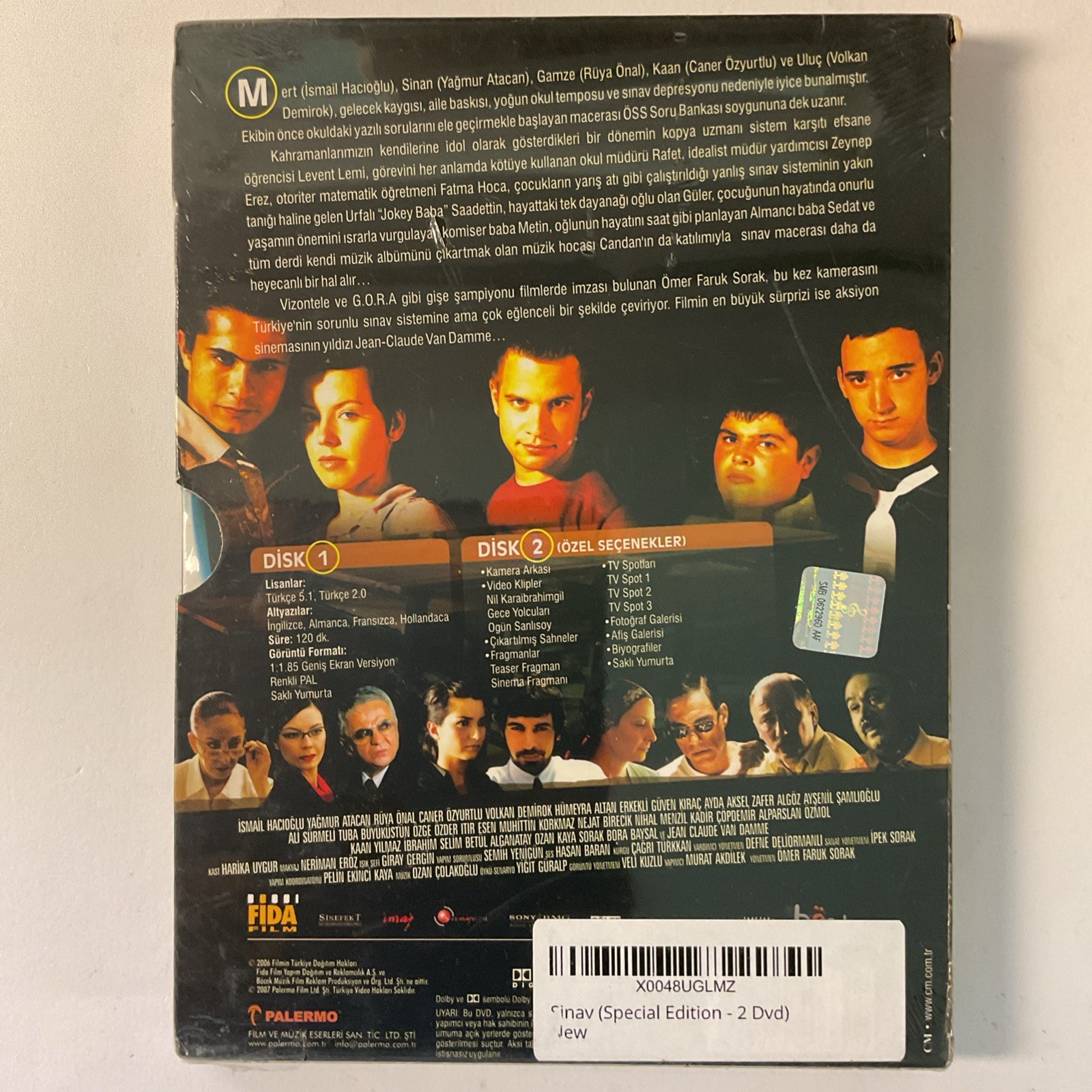 Sinav – with. Jean-Claude Van Damme DVD (Region 0 All region / PAL / 2 Disc spec