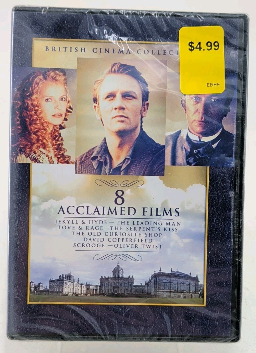 British Cinema Collection DVD 2014 8 Acclaimed Films Michael Caine Daniel Craig