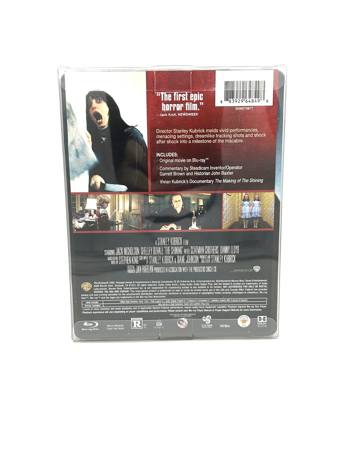 The Shining (Blu-ray) FYE Exclusive Limited Steelbook w/ J-card & Protector