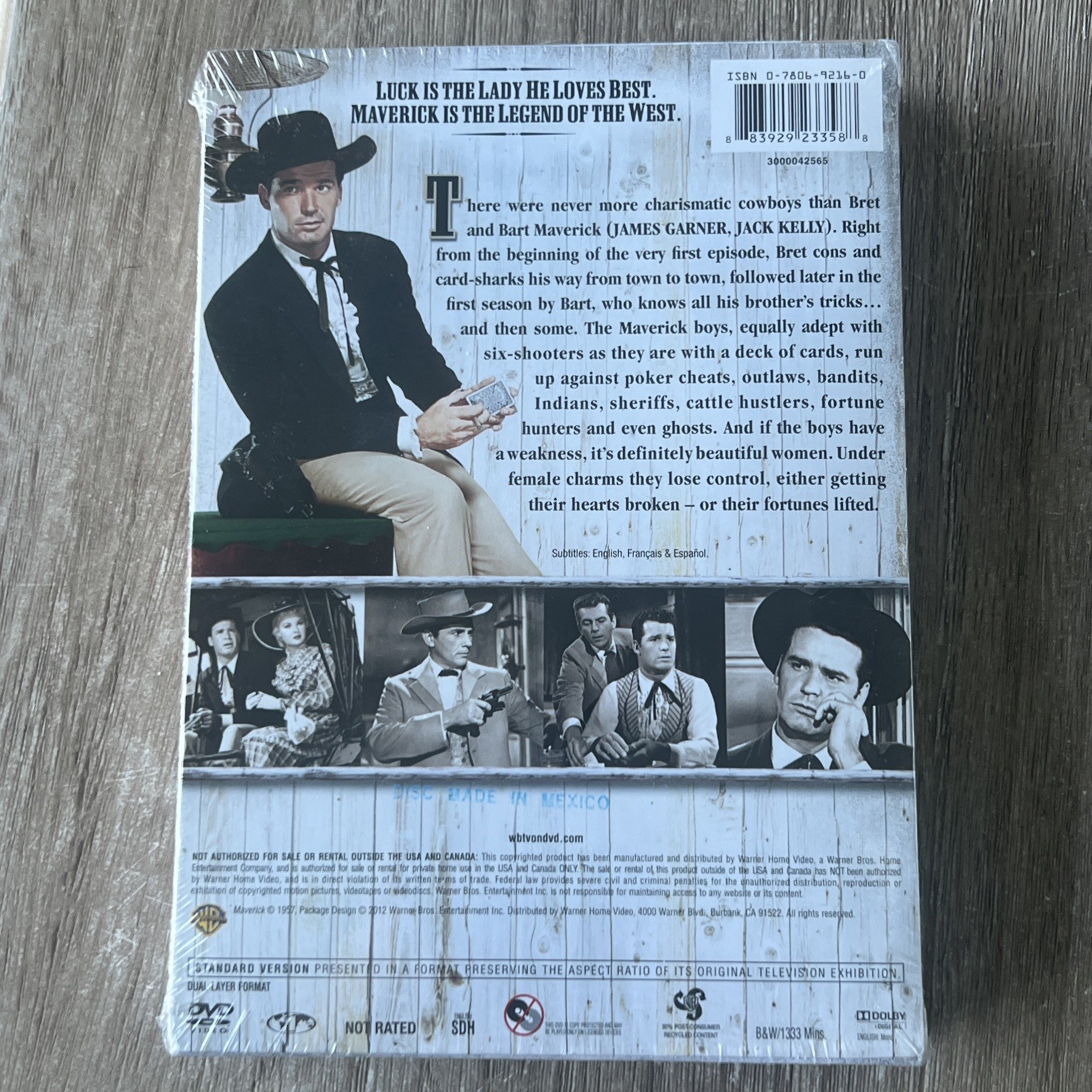 Maverick: the Complete First Season (DVD, 1957) New Sealed