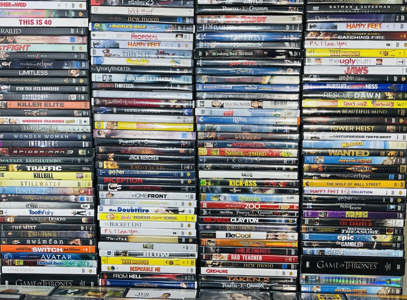 500 Wholesale Random Media Pieces : DVDs, Video Games : PC, XBOX +, CDs, Blu Ray
