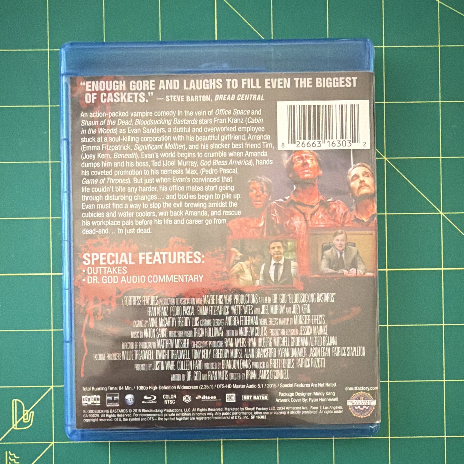 Shout! Factory Bloodsucking Bastards Blu-ray 2015 Horror Comedy Commentary NR