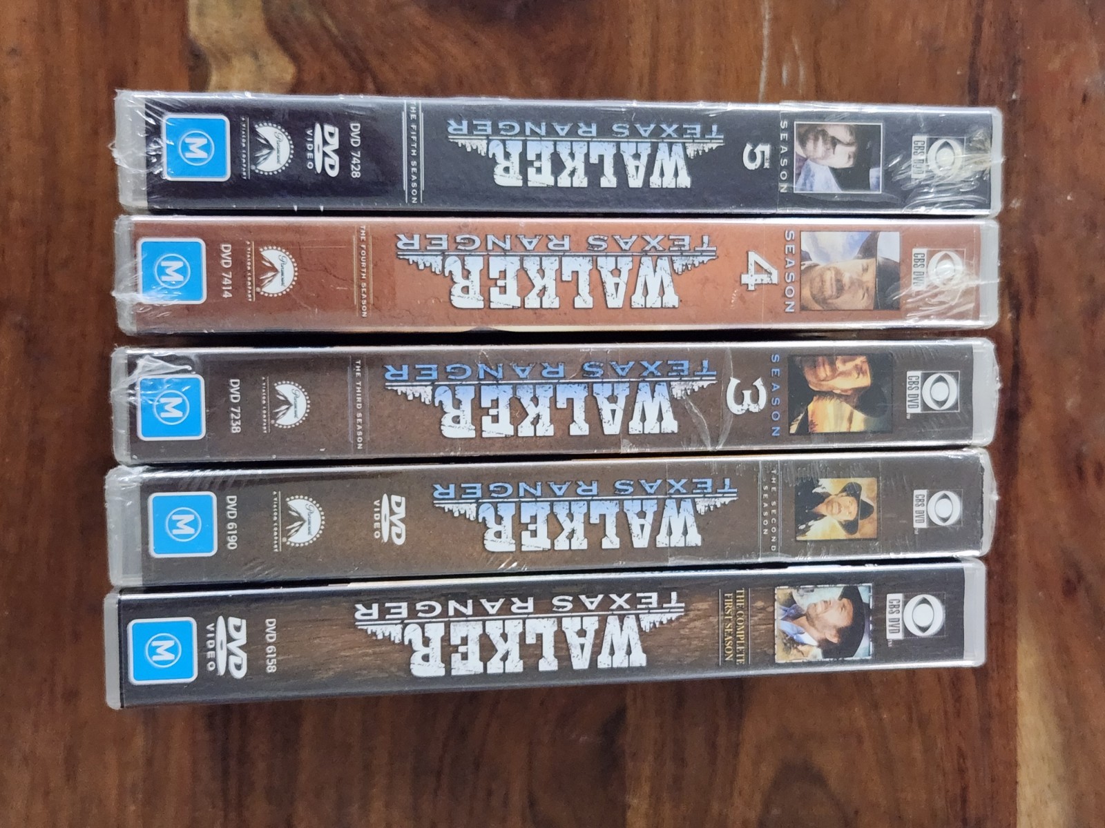 Walker Texas Ranger Seasons 1-5 DVD Chuck Norris Region 4 – 4 Seasons Sealed PAL