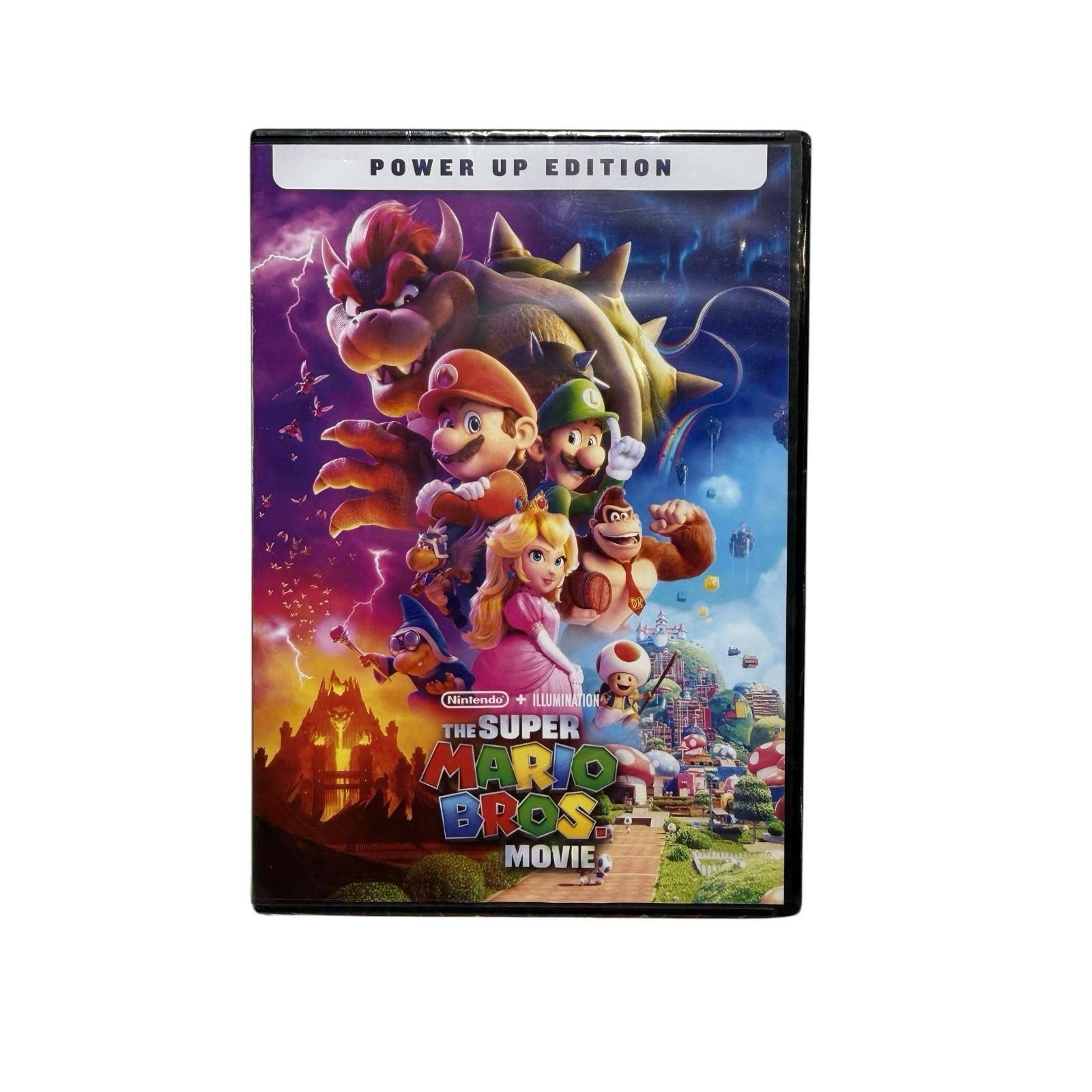 The Super Mario Bros. Movie Power Up Edition DVD 2023 Universal PG 92min