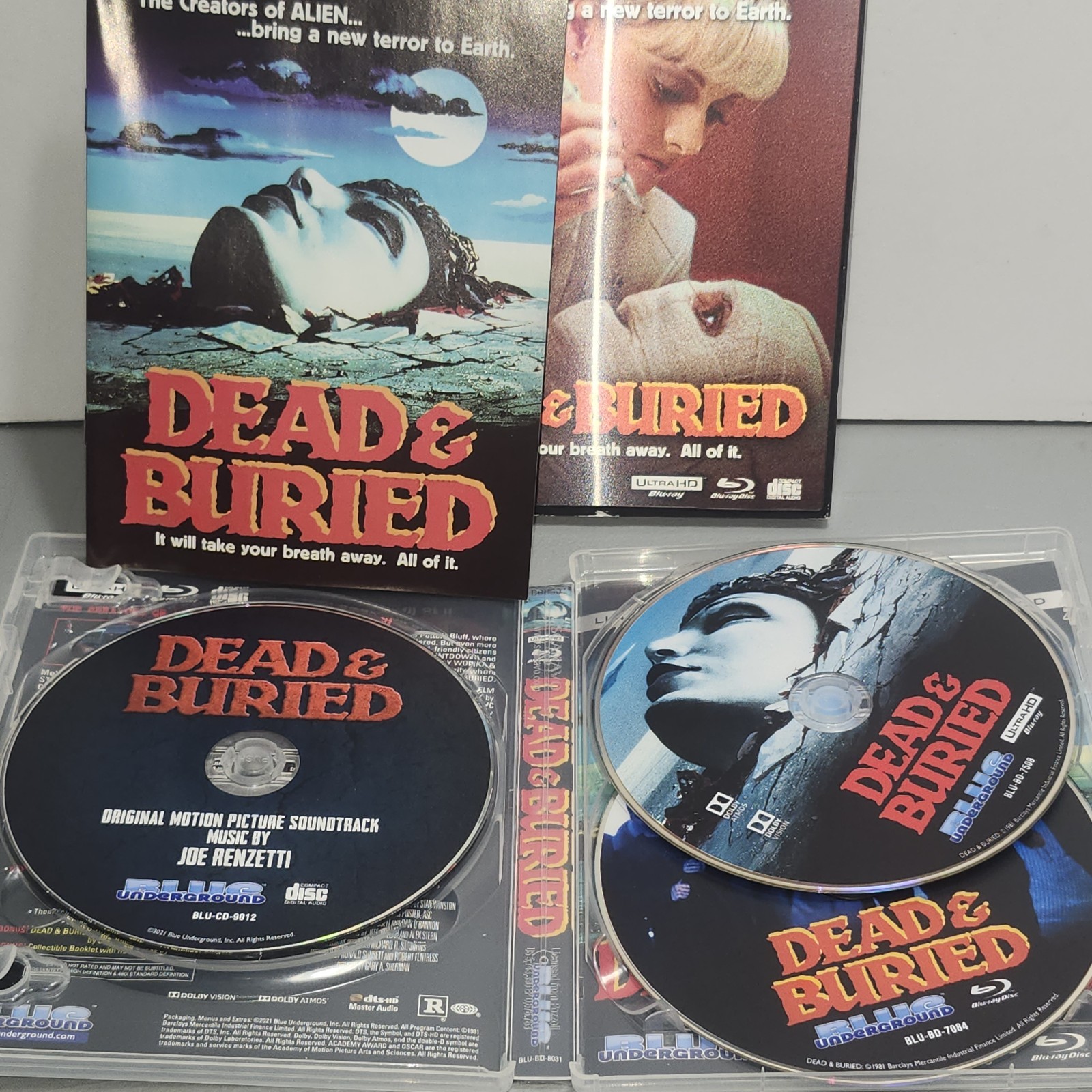 Dead & Buried 4k Ultra HD + Blu-ray + CD Lenticular Slipcover With Book