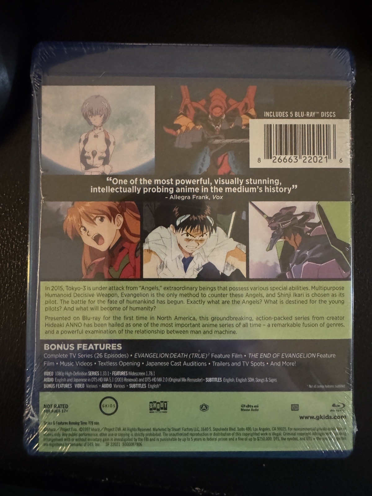 Neon Genesis Evangelion: Blue Ray the Complete Series 26 Episodes Sealed