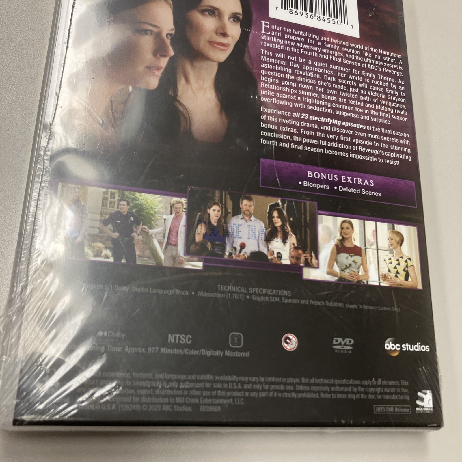 Reven8e Revenge Season 4 Final DVD New Sealed ABC TV Series Free Shipping!