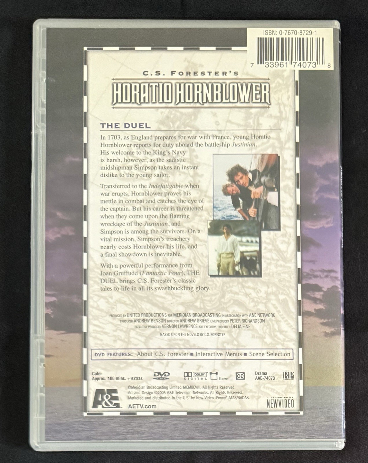 Horatio Hornblower Complete Adventures 2002 DVD, 8-Disc Set Many Bonus Features