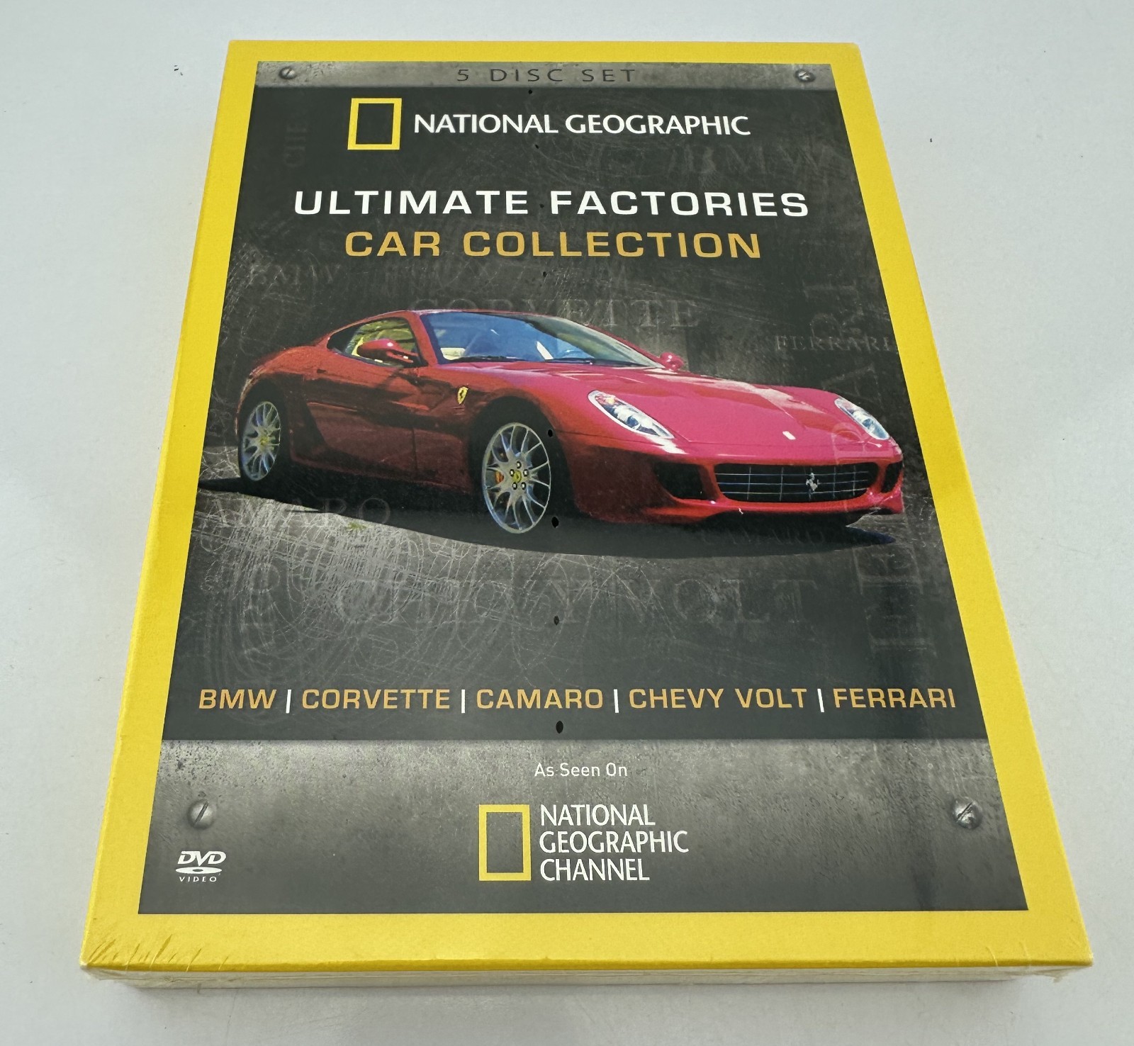 National Geographic: Ultimate Factories Car Collection, a 5 DVD Box Set. New