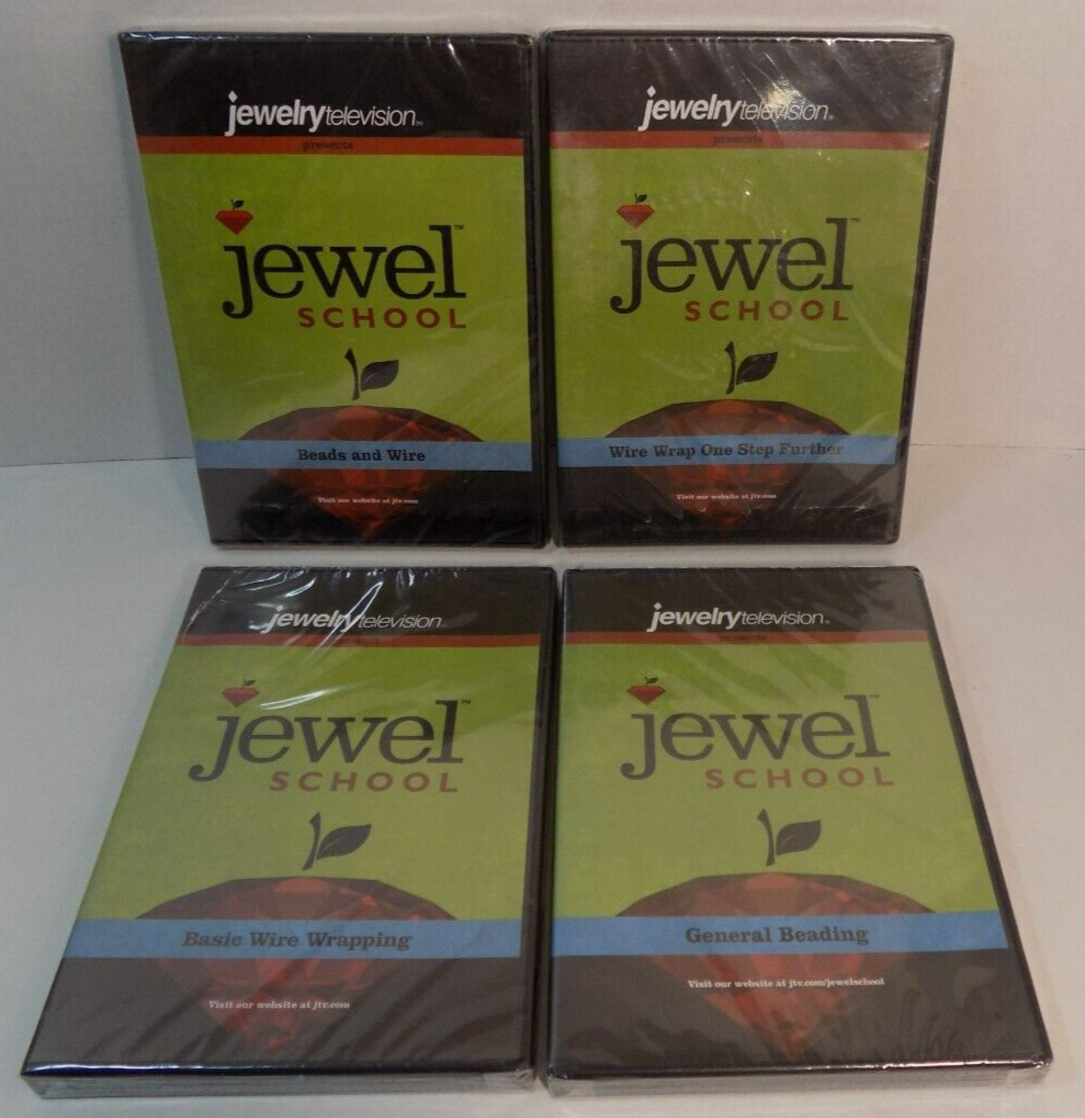 Jewel School Jewelry Television DVDs – Lot of 4 – Episodes 102-104, 201 – Sealed