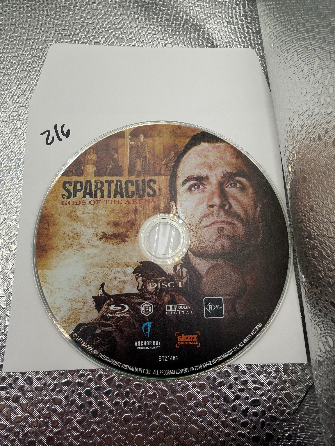 Spartacus Gods of the Arena Blu-ray 2011 Starz Anchor Bay TV Series Disc 1