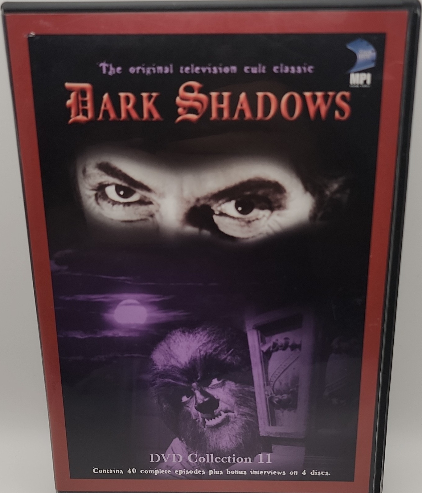 MPI Home Video Dark Shadows Collection 11 DVD 4-Disc Set Interviews Horror NR