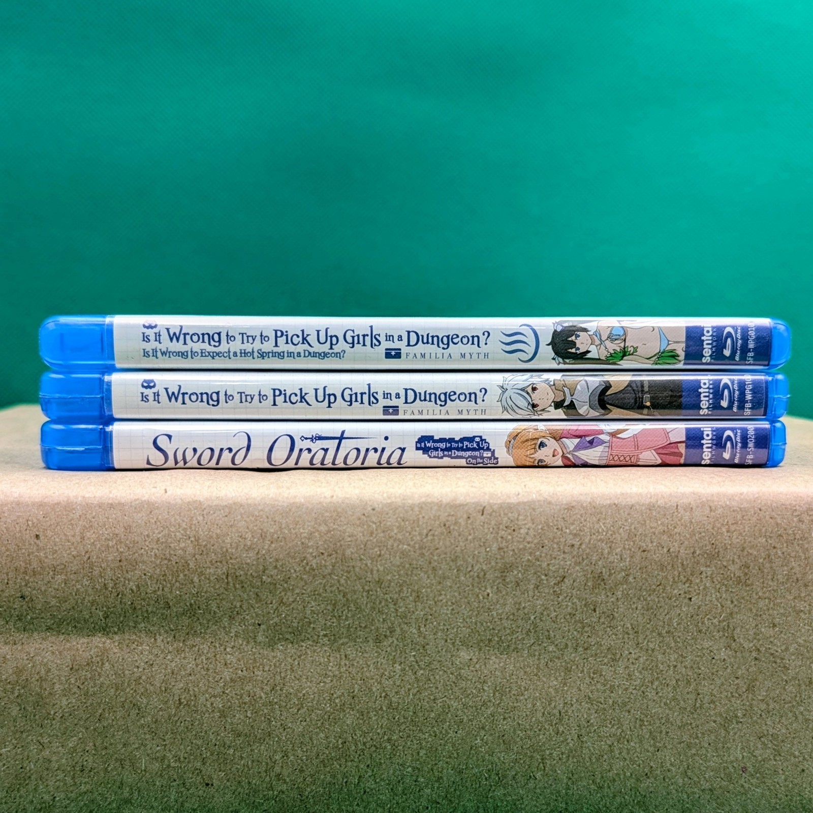 Is It Wrong? Pre-Owned Anime Blu-Ray Bundle – See Description – Free Shipping