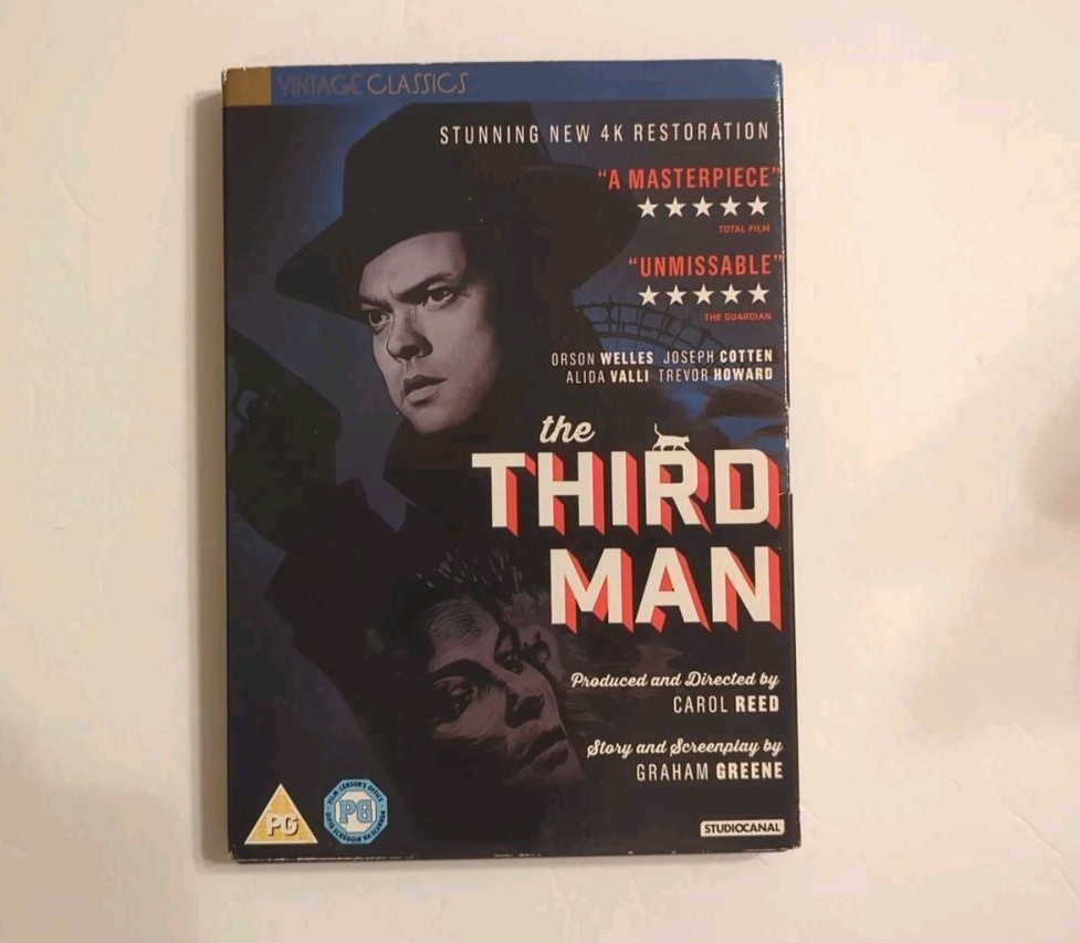 The Third Man Region 2 UK Edition DVD Studio Canal Carol Reed Joseph Cotten Noir