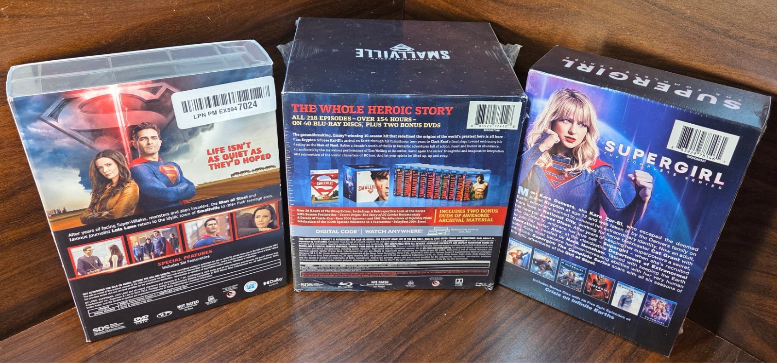 Smallville + Supergirl Series (Blu-ray) + Superman and Lois (DVD) NEW-Free S&H!